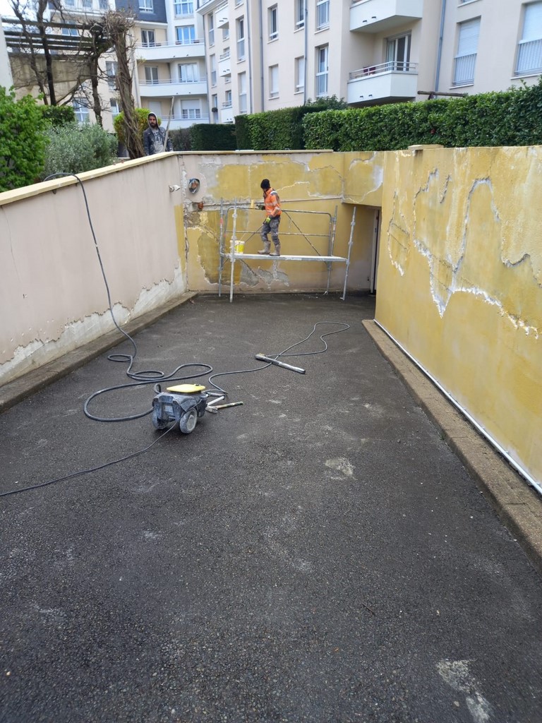 Renovation maconnerie parking Poissy