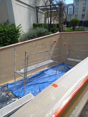 Renovation maconnerie parking Poissy