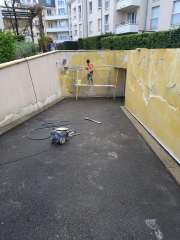 Renovation maconnerie parking Poissy